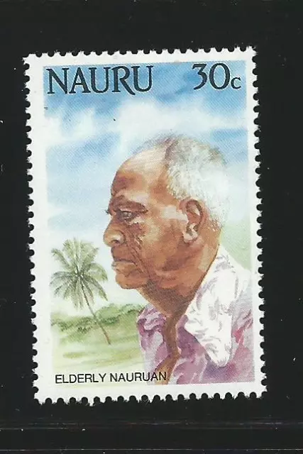 Nauru 1984 Life In Nauru  30c Elderly Nauruan Complete MUH   SG 310