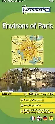 Map 0106 Environs of Paris by Michelin