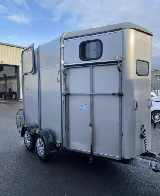 iFor Williams 505 Double Horse Trailer Silver Great Sturdy Trailer