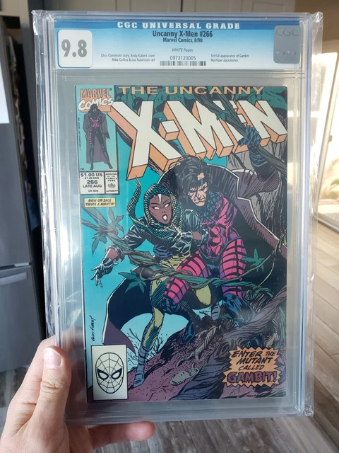 Uncanny X-Men #266 (1990) Marvel CGC 9.8 White 1st Full Appearance of Gambit