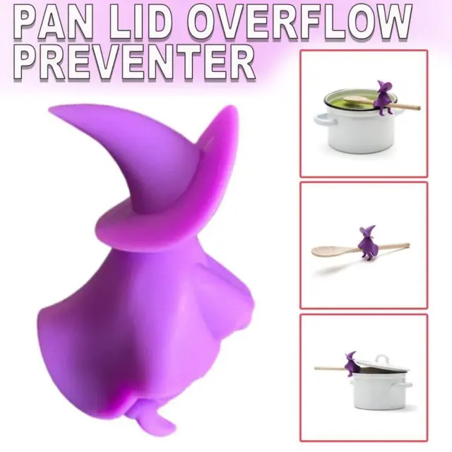 OVERFLOW PREVENTER SPOON Holder Lid Lifter Lid Anti-spill Device