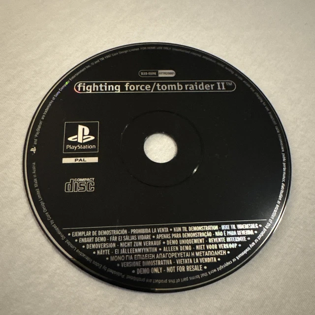Jeu PS1 Fighting Force, Sony PlayStation One, Version Démo PAL, état Correct