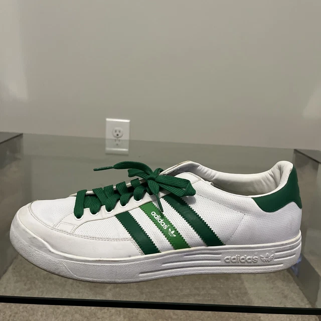 ADIDAS ILIE NASTASE White Green Tennis Shoes 2007 673946 Mens Size