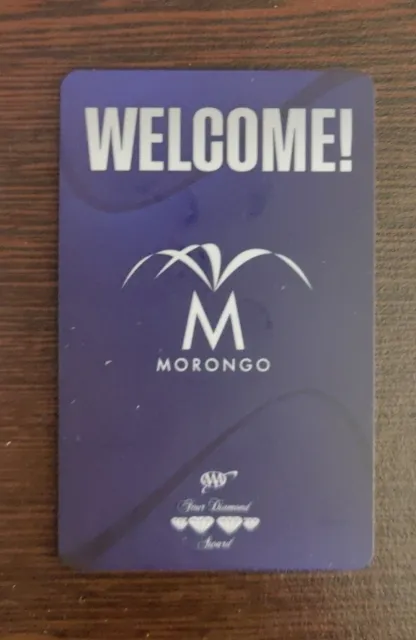 MORONGO Casino Hotel room key card, Southern California