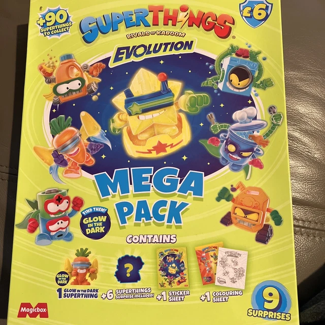 SUPERTHINGS RIVALS OF Kaboom Evolution Mega Pack 7 Superthings 12 Mega ...