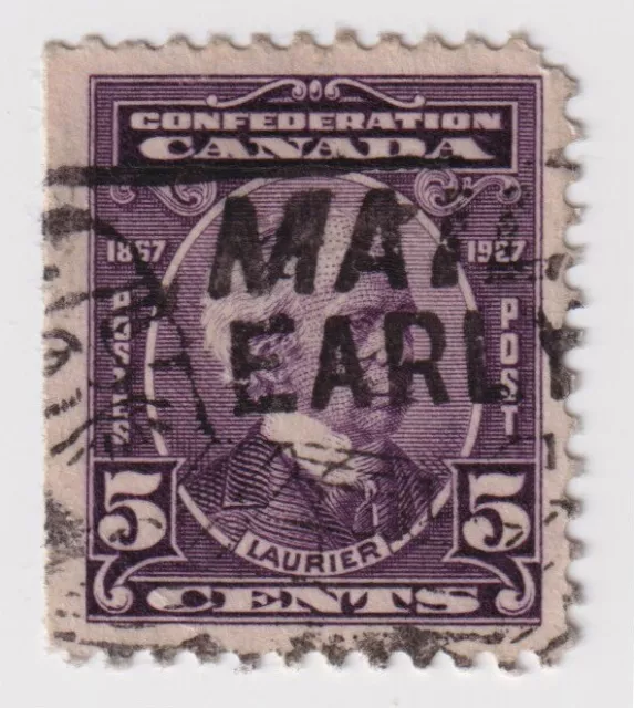 1927 Canada - 60th Anniversary Founding Dominion of Canada - 5 Cent Stamp