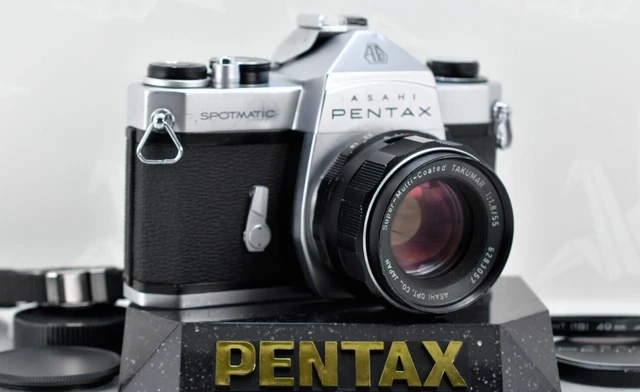 EXC+] PENTAX SPOTMATIC SP Film Camera w/ SMC 55mm f1.8 +