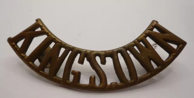 Kings Own Lancaster Regiment Genuine Shoulder Title