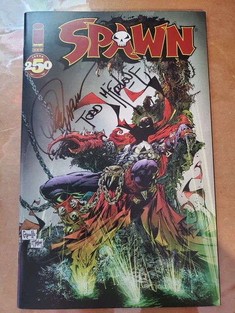 Spawn #250 Capullo Variant Image 2015 Signed By Greg Capullo and Todd McFarlane