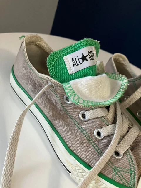 Converse double store tongue trainers