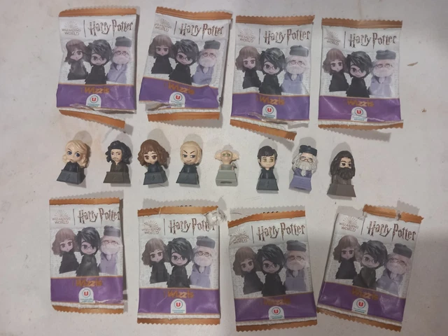 Lot De 6 Figurines Wizzis Harry Potter - Dobby X4, Harry Potter, Hagrid - Occasion - Collection Super U