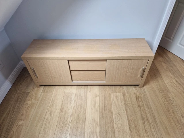 Next opus store oak tv unit