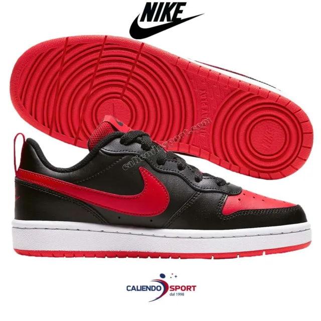 Scarpa Nike Bq5448 007 Court Borough Low Gs Ragazzi