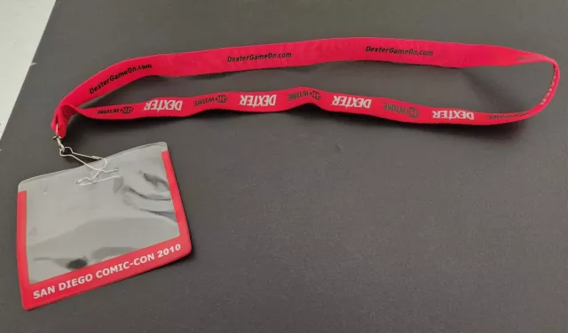 SDCC Comic Con 2010  Dexter Showtime Lanyard Exclusive Promo With Holder