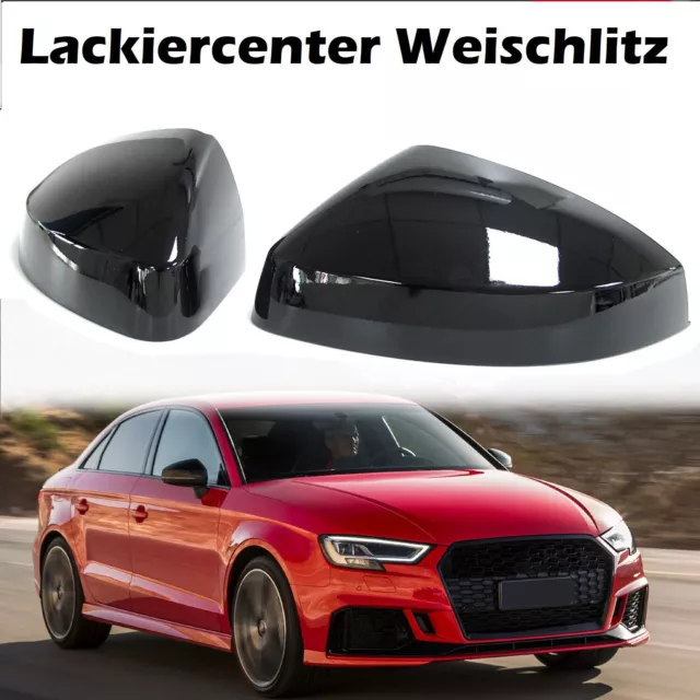 SPIEGELKAPPEN AUßENSIEGEL SCHWARZ ORIGINAL AUDI A3 8V S3 RS3 TSI TDI 2013-2020