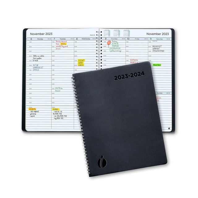 ACADEMIC PLANNER 20232024 Hourly 20232024 Planner Weekly and M