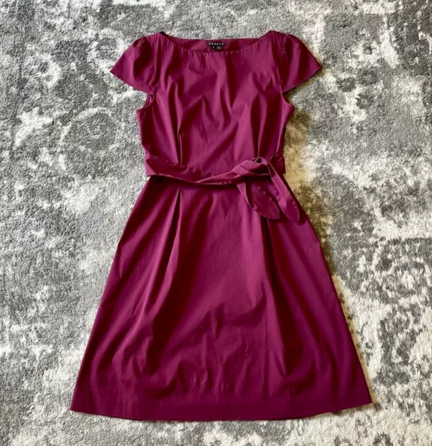 THEORY Size 2 Maroon Dress GREAT CONDITION