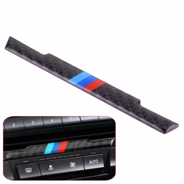 Interior Center Console Carbon Fiber Decal Sticker Fit for BMW 3 4 Series F32