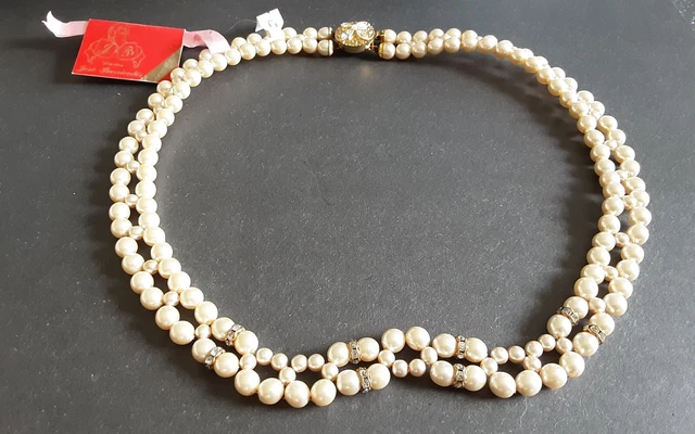 Collier en Perles de Majorque - 8 à 12 mm - Multiformes - France Perles