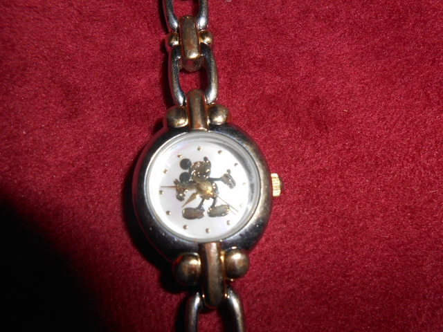 Disney SII Marketing Mickey Mouse Wristwatch MU0188 Gold/Silver Band Disney Mickey Mouse Men main image 4