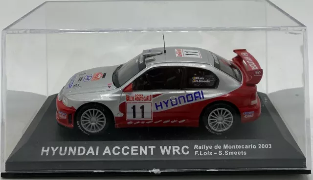 EBOND Hyunday Accent WRC Rallye De Montecarlo 2003 F.Loix S.Smeets  1:43- 0147