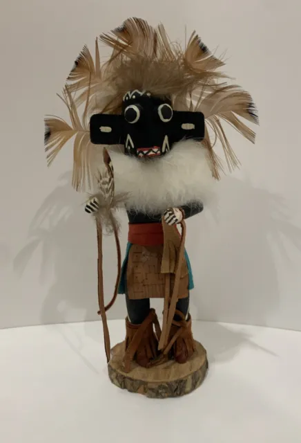 Vintage  Kachina Doll Hopi Native American Indian 6 1/2” Signed