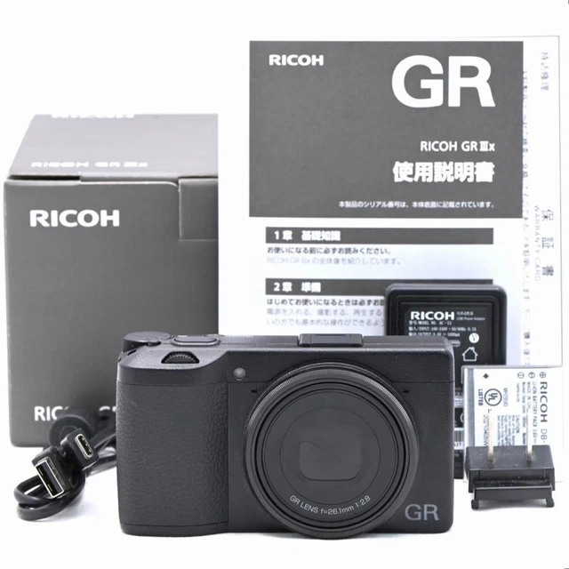 [579 shots] [Top Mint]  RICOH GR IIIx 24.2 MP Compact Digital Camera From Japan