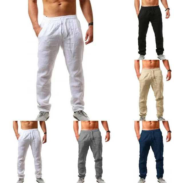 Uomo Atletica, Corsa Pantaloni Della Tuta Sportivi Elasticizzati con Tasche