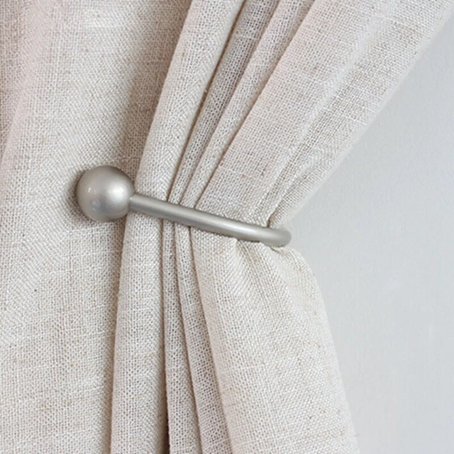 Home Wall Decoration U-Shaped Metal Round Wall Hanging Durable Curtain Hook  8C