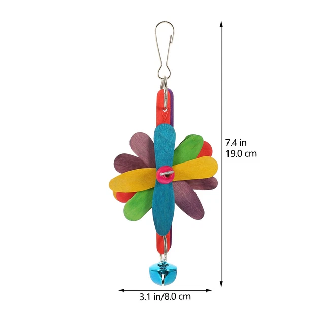 1PC Vogel Klettern Spielzeug Budgie Spielzeug Vogel Biss Spielzeug 8