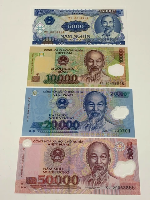 VIETNAMESE DONG 50 000 20 000 10 000 5 000 Banknote USA 