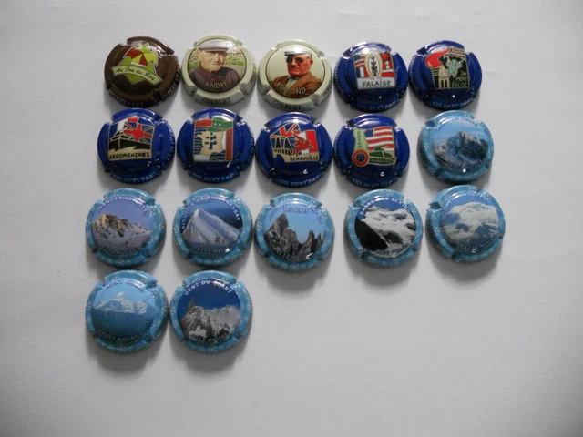 lot de capsules de champagne gilbert