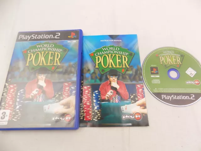 Mint Disc Playstation 2 Ps2 World Championship Poker - Inc Manual Free Postage