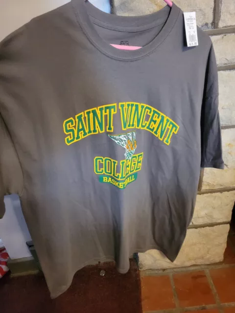 Saint Vincent Basketball Tshirt 2x Mens College NWT