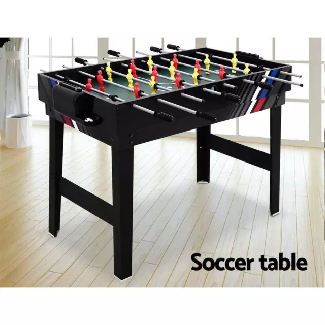 4FT 4-In-1 Soccer Table Tennis Ice Hockey Pool Game Football Foosball Kids Adult 3