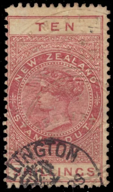 NEW ZEALAND AR12 - Queen Victoria 'Postal Fiscal" 1882 (pf29245)