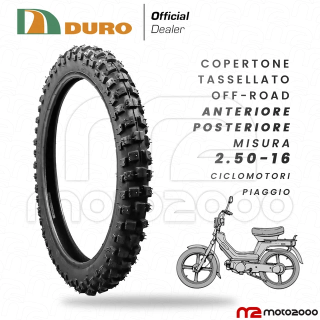 COPERTONE DURO 2.50-16 Off Road Po Si Ciao B Mo ...