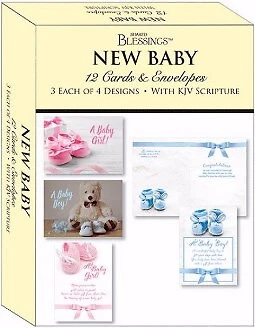 Card-Boxed-Shared Blessings-New Baby (Box Of 12)
