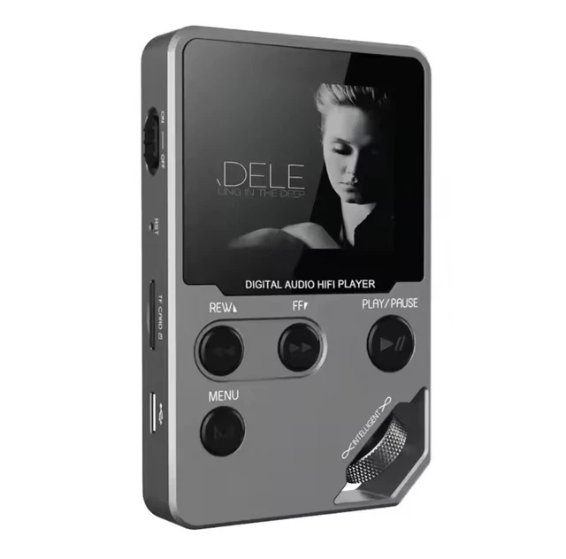 Lecteur MP3 Bluetooth 5.4 128 Go – Écran 2,4 Pouces, Haut-parleur, Enregistreur, Radio FM