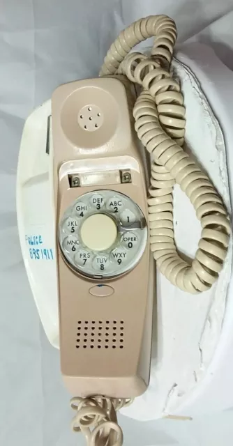 Teléfono de pared giratorio GTE vintage