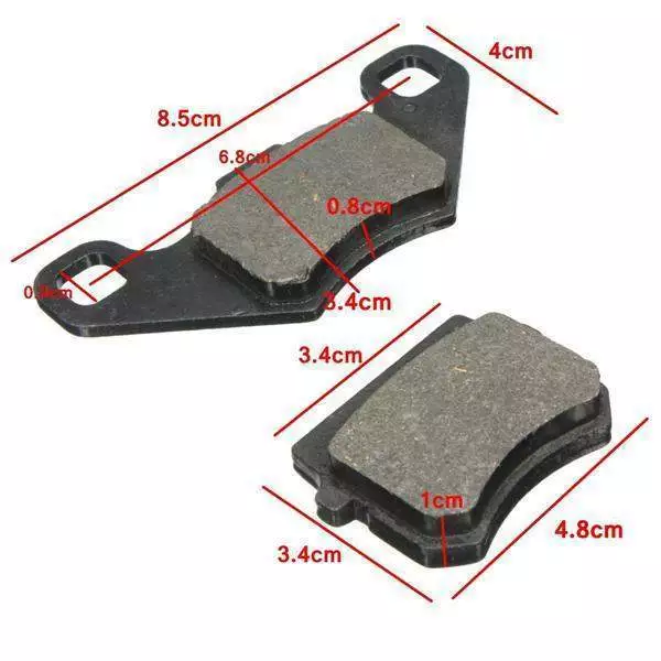 Rear Disc Brake Caliper Pads Shoes 70cc 90cc 140/150cc ATV Quad Buggy Dirt Bike 2