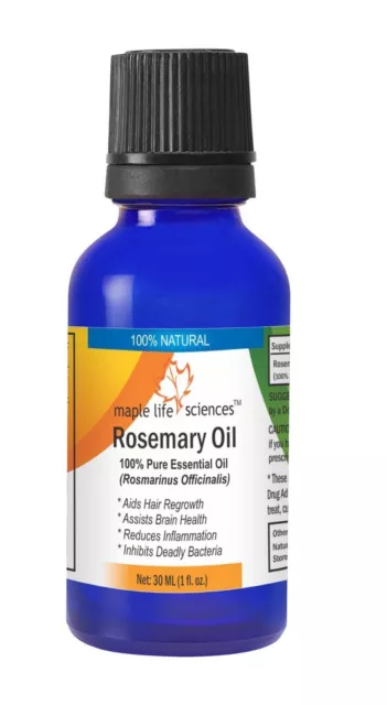 Rosemary Essential Oil 100% Pure & Natural Rosmarinus Officinalis Aid hair grow