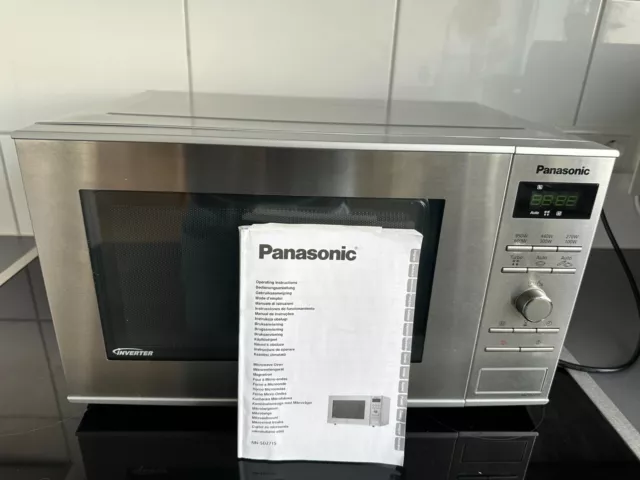 Panasonic NN-SD271S Solo Inverter Mikrowelle Edelstahl wenig genutzt