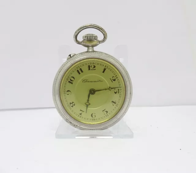 Montre gousset ancien vintage marquée Chronomètre