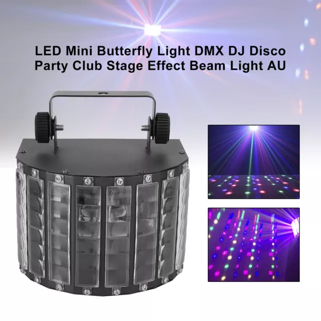 LED Mini Butterfly Light DMX Disco Party Club Lumière Faisceau Effet D'Étape AU