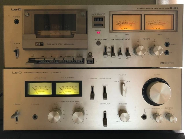 Ampli Stéréo Hitachi HA-2500 Vintage 70s – Avec Boîte Et Mode D'emploi