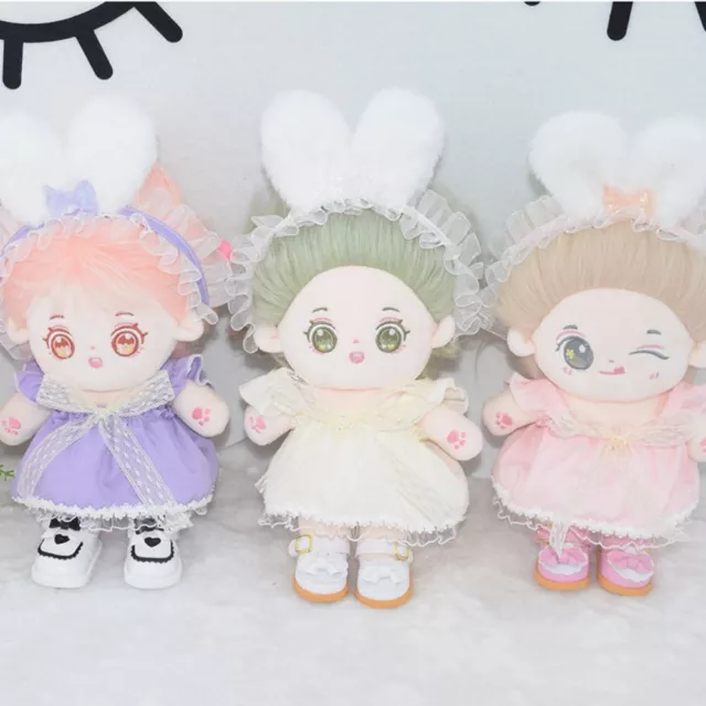 With Rabbit Headband Doll Lovely Clothes  10/20cm Cotton Doll/EXO Idol Dolls