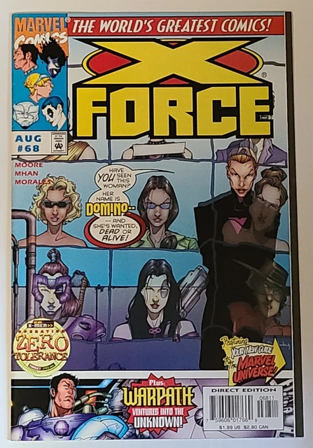 X Force #68  (Marvel 1997 Series) Nos 9.4+ Nm Grade, John Francis Moore Story!!!
