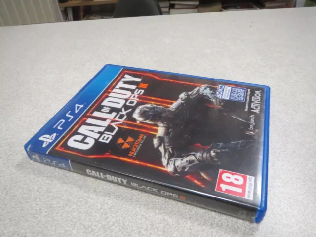 CA498 PS4 JEU Call Of Duty Black Ops Iii 3 Sans Cd Sans Jeu Juste Le  Boitier EUR 5,00 - PicClick FR