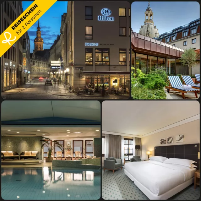 Executive: 4 Tage 2 Personen Kurzurlaub Hotel Hilton Dresden Luxus Reise Sachsen